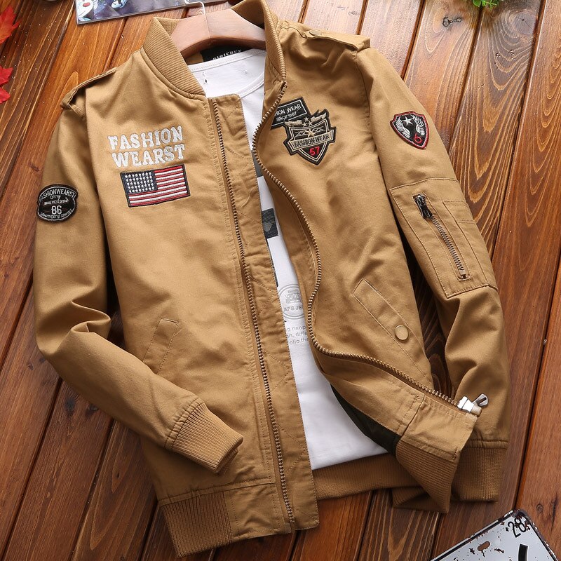 Jaqueta Bomber Masculina Primavera Tática Militar