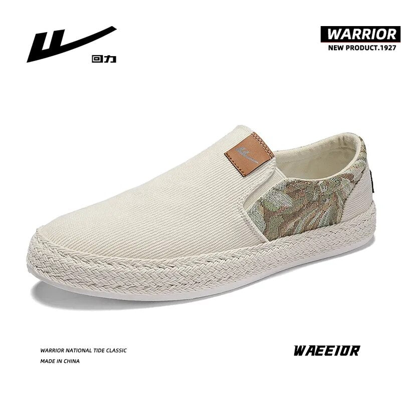 Sapatos de Lona Guerreiros Masculinos Verão